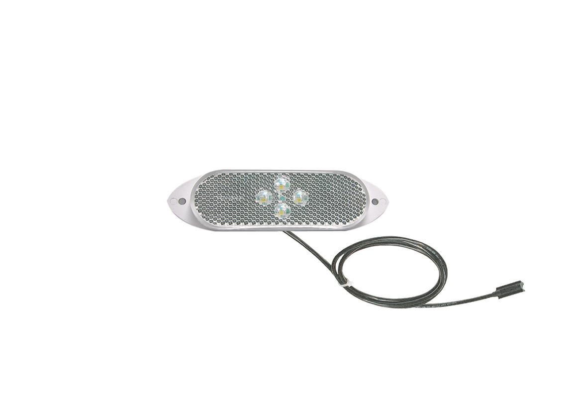 Front position lamp LED 24V cristal 